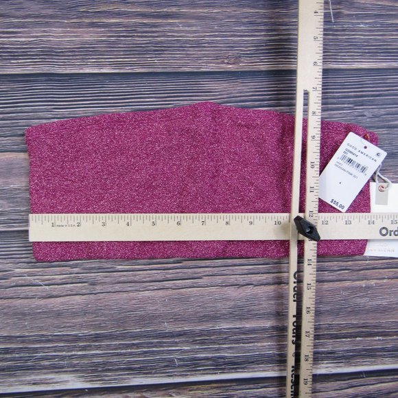 Good American NEW XL Pink Sparkle Better Bandeau Band Top Swim Beach Summer 4 - Picture 4 of 9